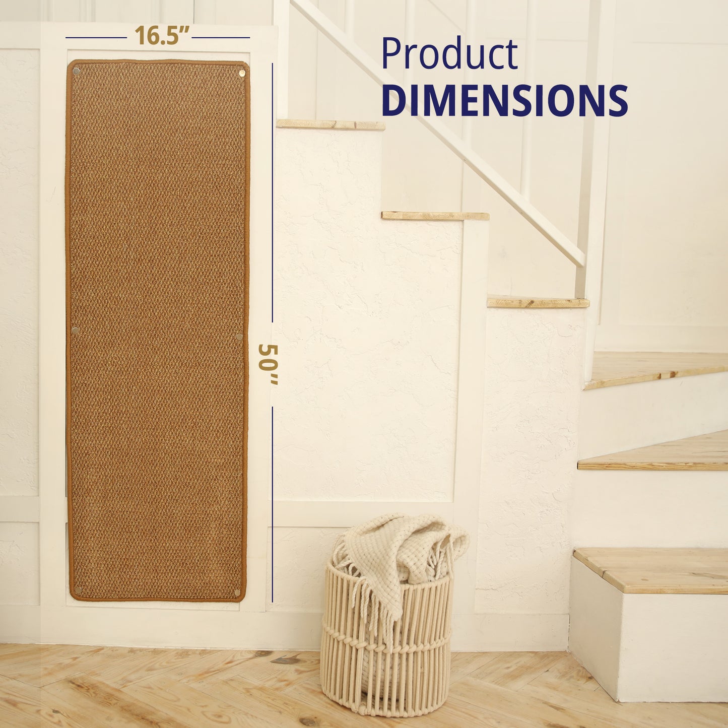 Cat Wall Climbing Carpet - Cat Wall Climber 50" x 17" with Fixed Nails