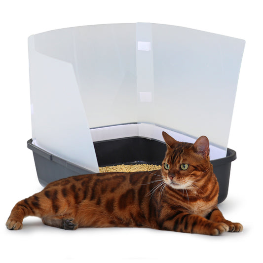Cat Litter Box Pee Shields (4 Pcs)
