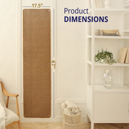 Cat Wall Climbing Carpet - Cat Wall Climber 67" x 17.5" with Fixed Nails